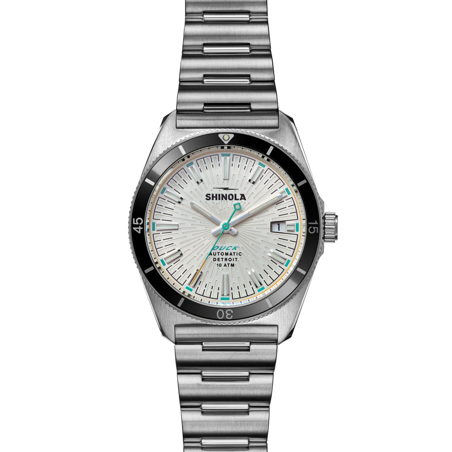 Shinola Duck Automatic 38mm Watch – Alabaster