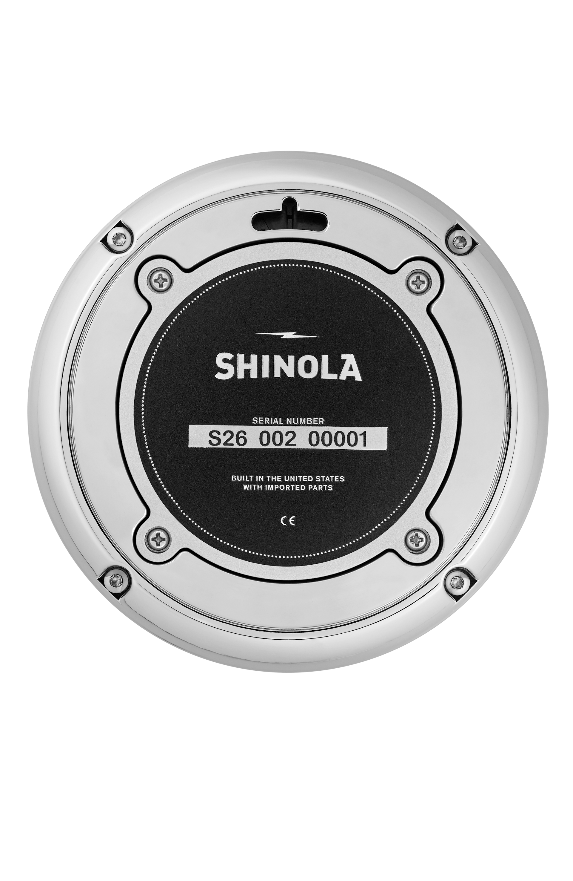 Shinola RunWell 6" Desk Clock