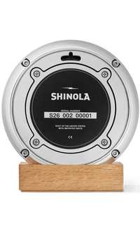 Shinola RunWell 6" Desk Clock