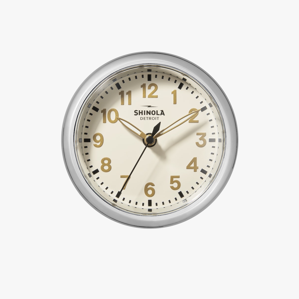 Shinola The Runwell Desk Clock in Cream