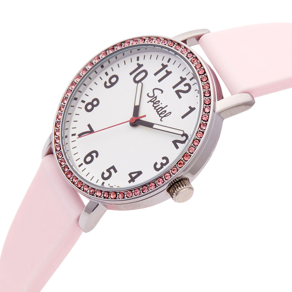Brilliance Line Pink Crystal Watch