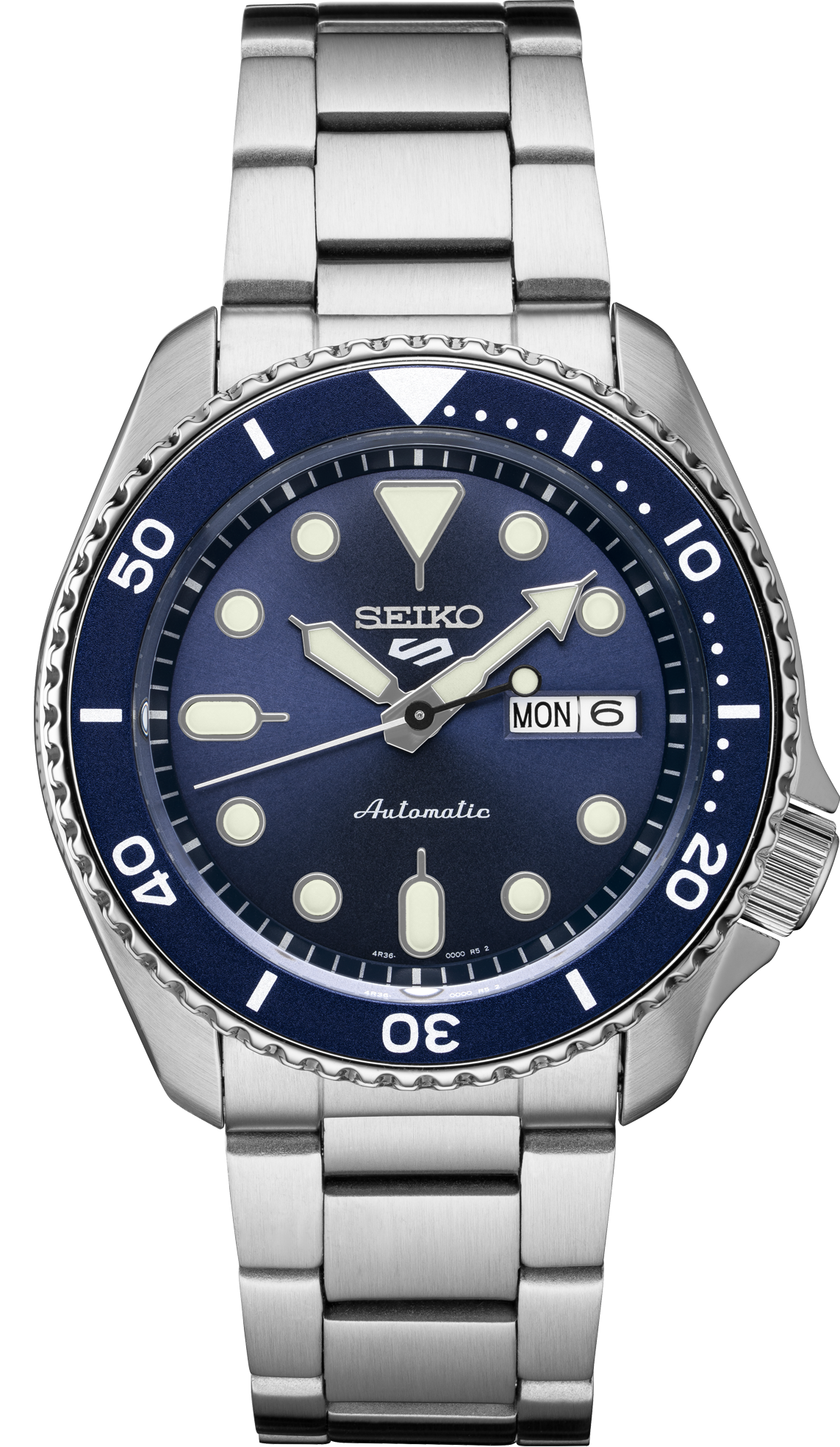 Seiko 5 Sports Blue Sunray Dial