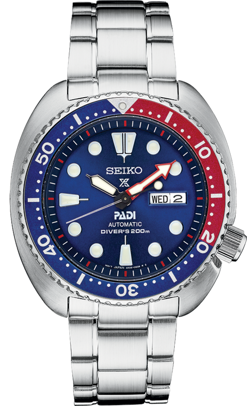 Seiko Prospex PADI Special Edition Diver’s Watch vibrant Blue Dial