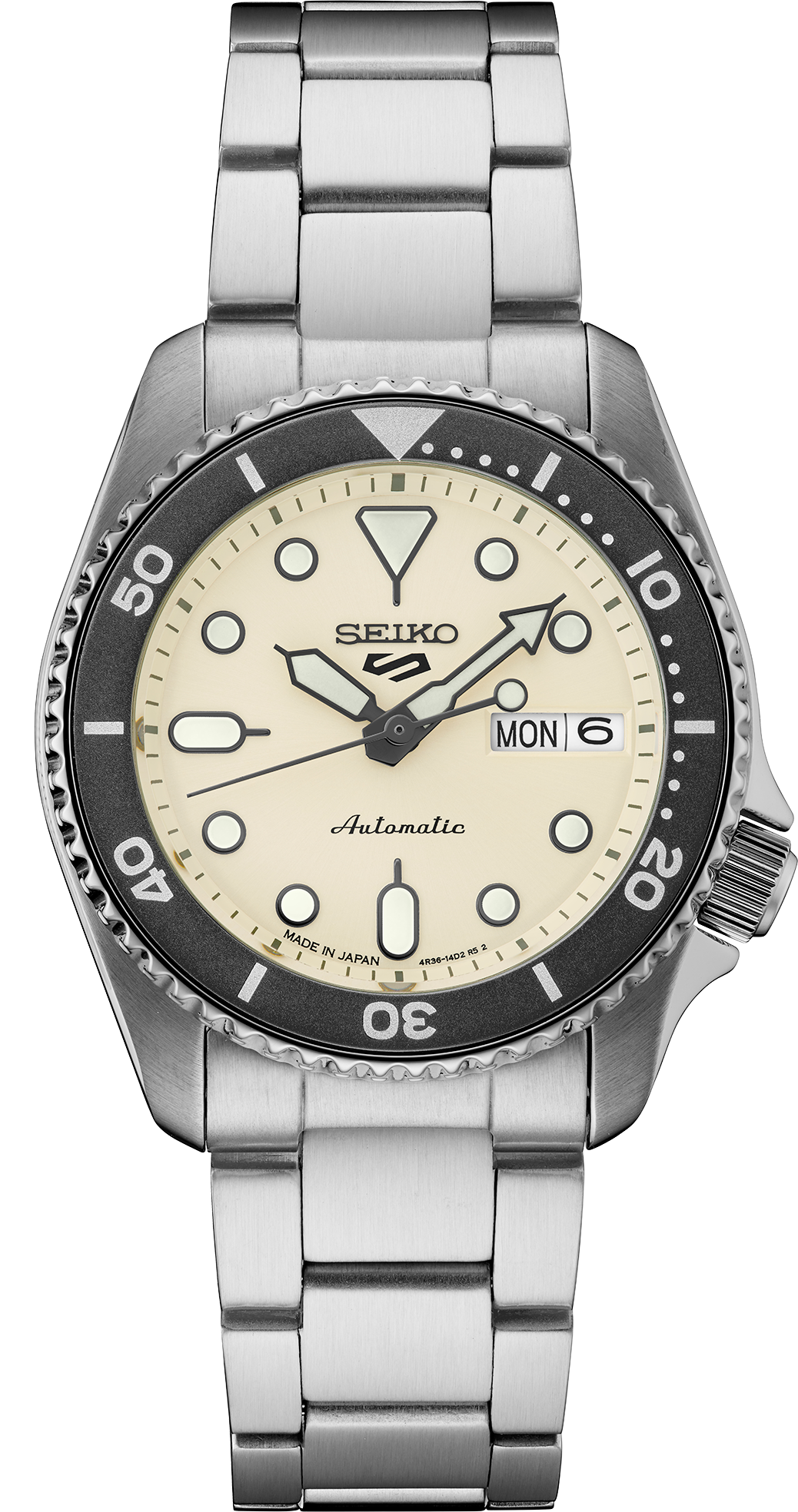 Seiko 5 Sports SKX Mid-Size Beige Sunray Dial