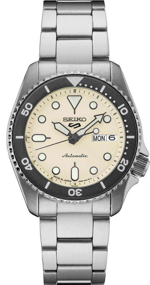 Seiko 5 Sports SKX Mid-Size Beige Sunray Dial