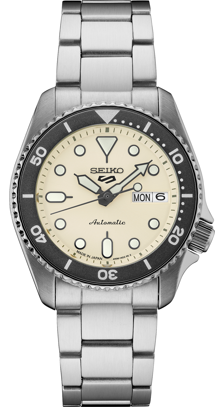 Seiko 5 Sports SKX Mid-Size Beige Sunray Dial