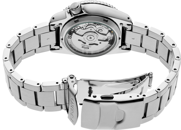 Seiko 5 Sports SKX Mid-Size Vibrant Green Dial - Speidel Seiko 5 Sports SKX Mid-Size Vibrant Green Dial - Speidel