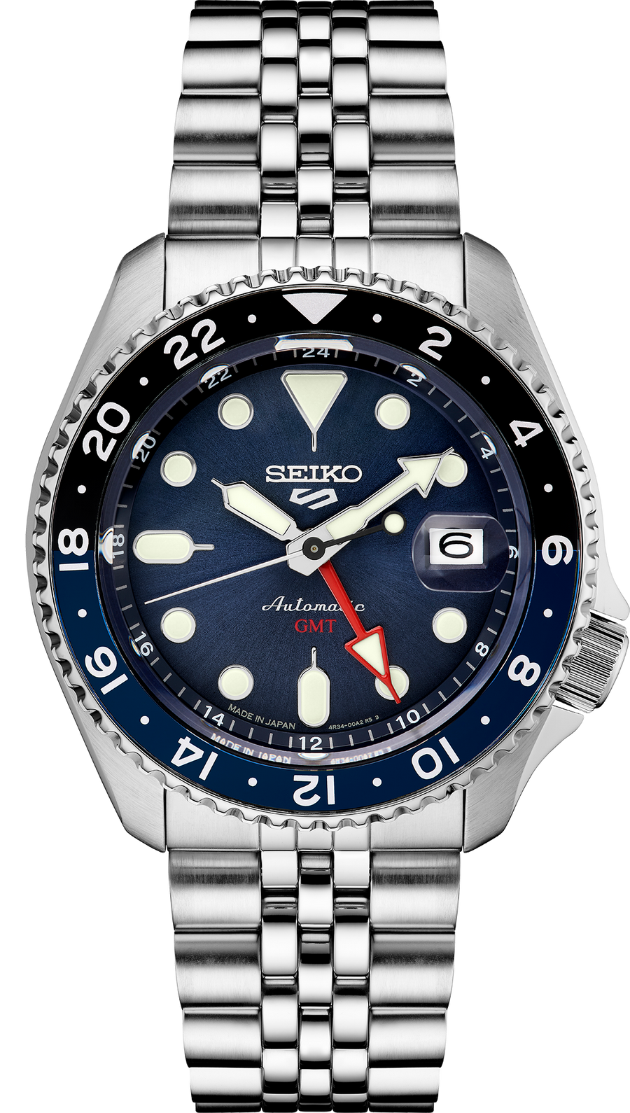 Seiko 5 Sports SKX Sports Style GMT Series Blue Dial #SSK003