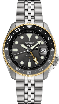 Seiko 5 Sports SKX GMT U.S. Special Creation Grey Dial