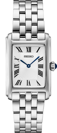 Seiko Essentials Quartz Tank Dress Watch