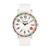 Brilliance Line Watch with Multi Color Crystalized Case