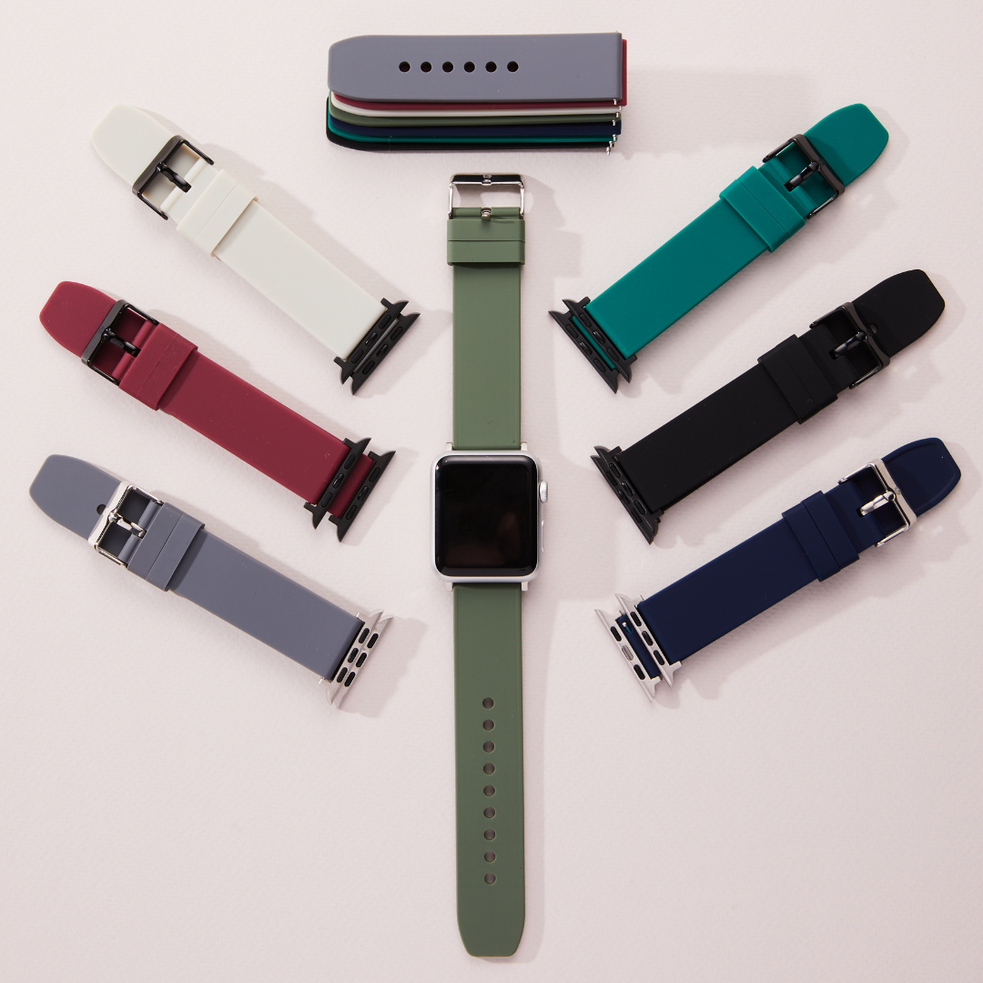 Silicone Replacement Watchband Compatible For The Apple Watch®