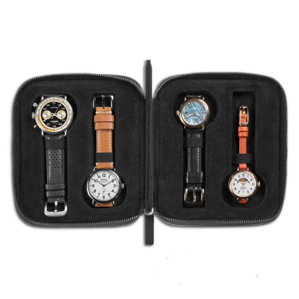 Four Watch Travel Case