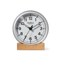 Shinola RunWell 6" Desk Clock