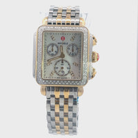 MICHELE Watches Deco Mid Diamond Dial Watch (29mm)