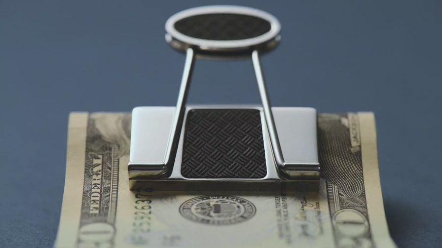 Personalized Green Carbon Fiber Money Clip w/Free Engraving in
