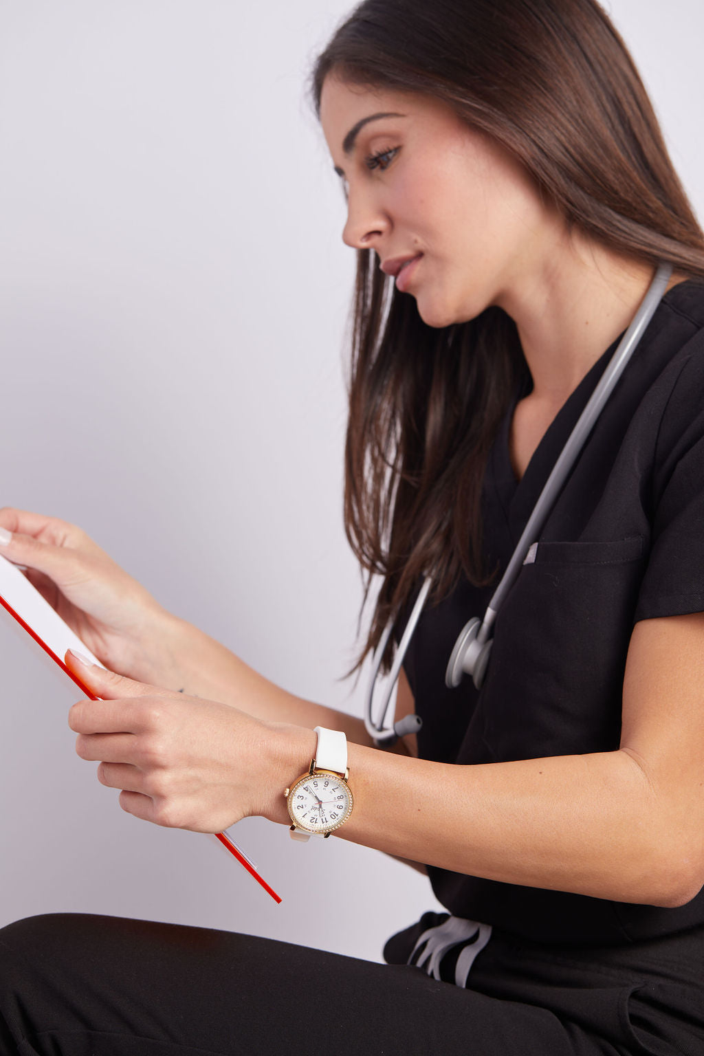 Original Scrub Watch™ for Nurses With Crystal Bling