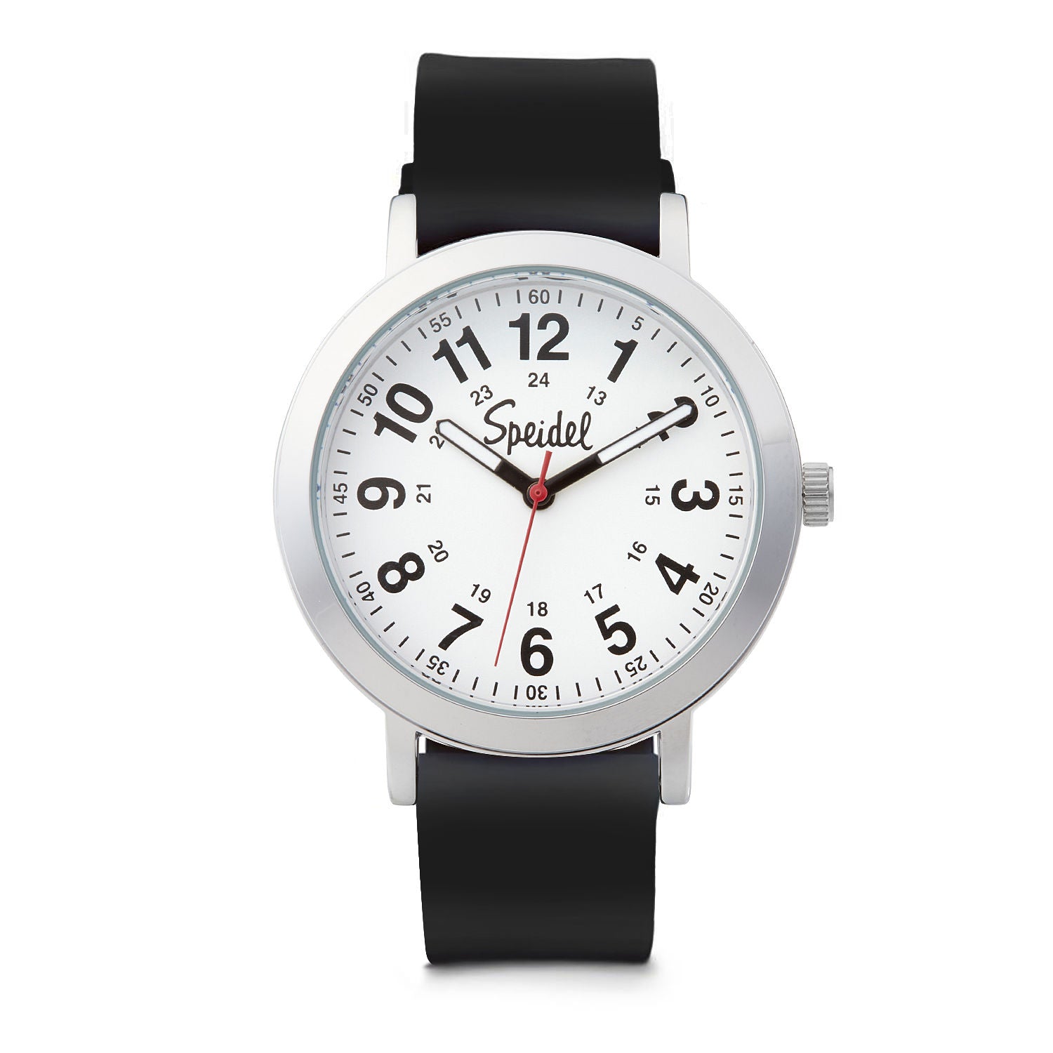 Black Dial Original Scrub Watch- Black Silicone Watch | Speidel