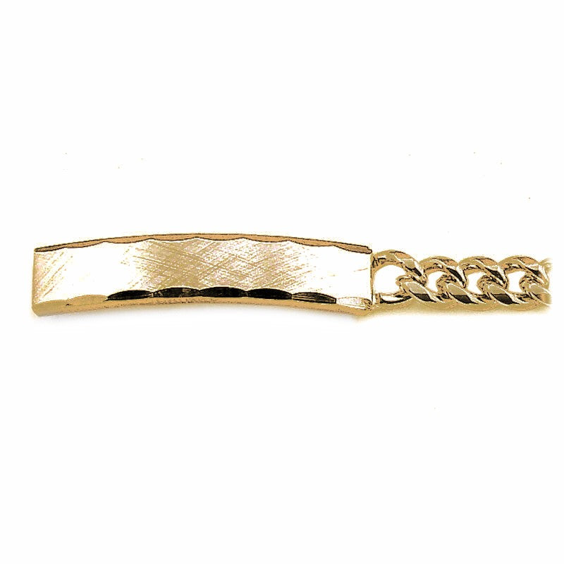 Women's Gold Chain Link Medical ID Bracelet