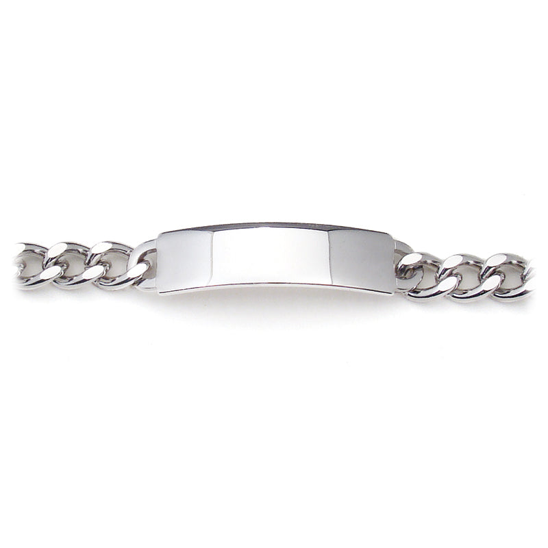 silver bracelets for men engraved