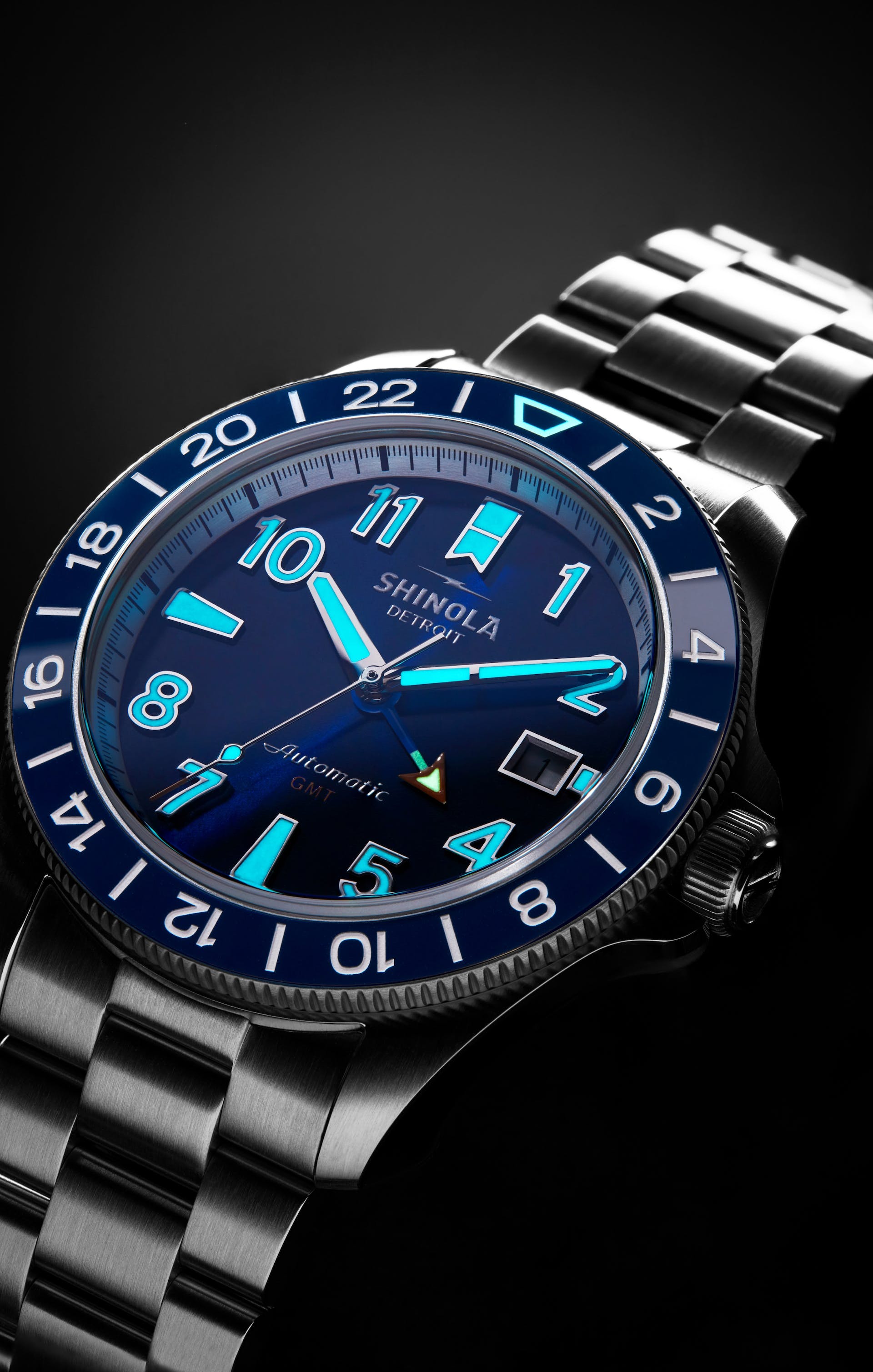 Shinola Monster GMT Automatic Watch Gift Set (40mm)