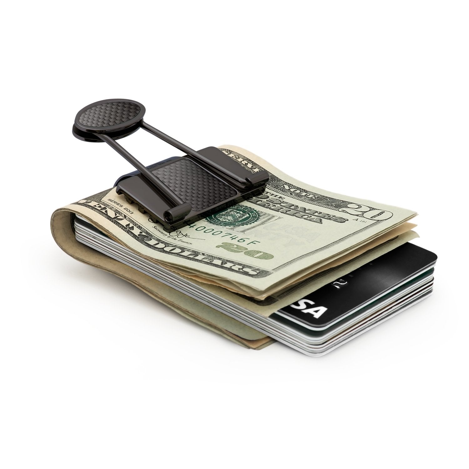 Bill Binder - Metal Money Clip And Credit Card Holder For Men