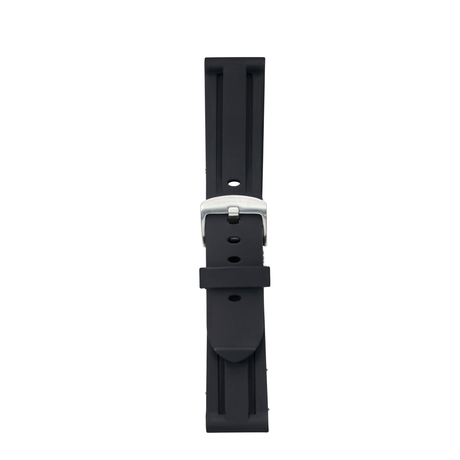 Black Silicone Watchband
