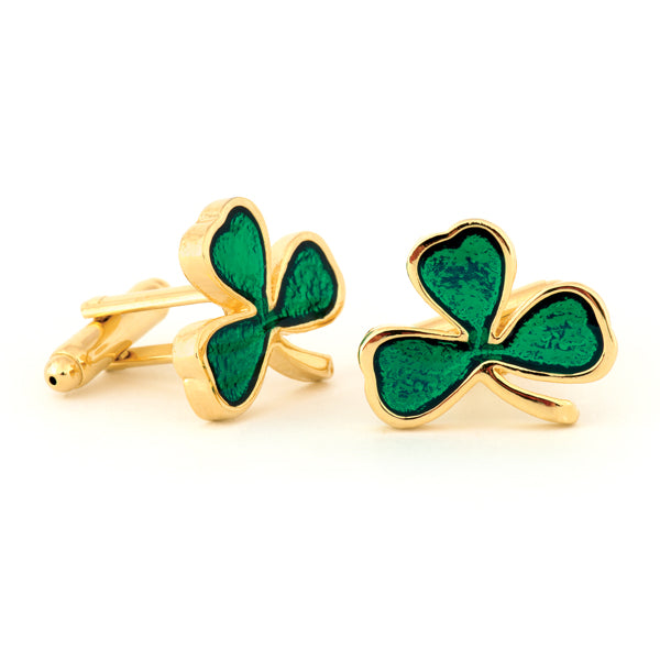 Shamrock Cuff Links