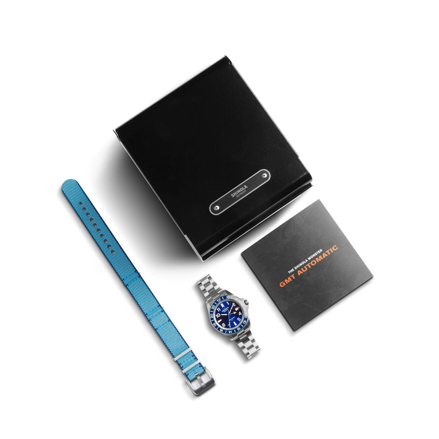 Shinola Monster GMT Automatic Watch Gift Set (40mm)