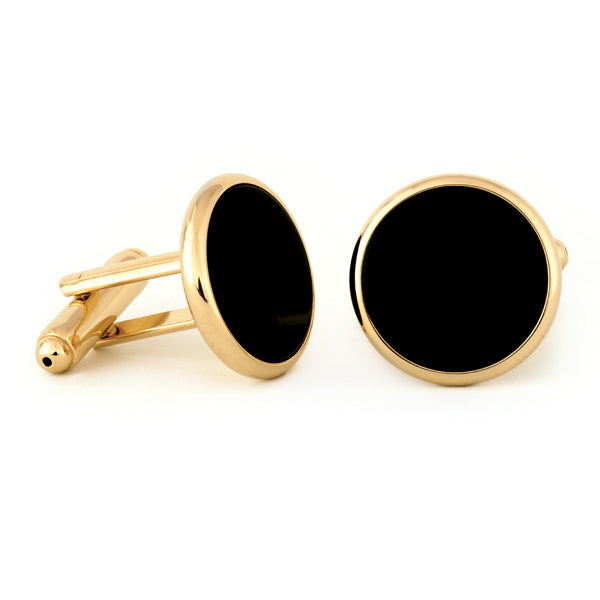 Radius Edge Black Onyx Cuff Links