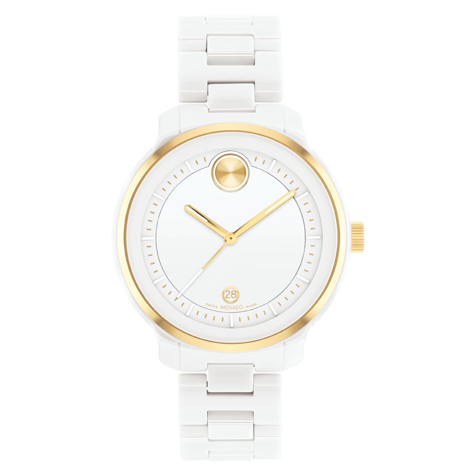 Movado BOLD Ceramic Watch 39mm Speidel