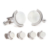 Mother of Pearl Cuff Link & Stud Set