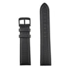 Mens Carbon Fiber Leather Watchband