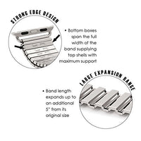 Twist-O-Flex™ Band Compatible For Use With The Apple Watch®  42mm (series 1-10 before 9/2024), 44/45mm (series 1-10)