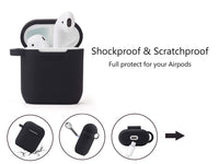 Fashion Case Protector With Decorative Pom Pom Fur Ball Compatible For Use With Apple AirPods®