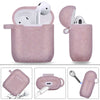 Fashion Case Protector With Decorative Bling Strap and Ball Compatible For Use With Apple AirPods®