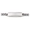 My First ID Stainless Steel Bracelet and Plaque Silver Tone