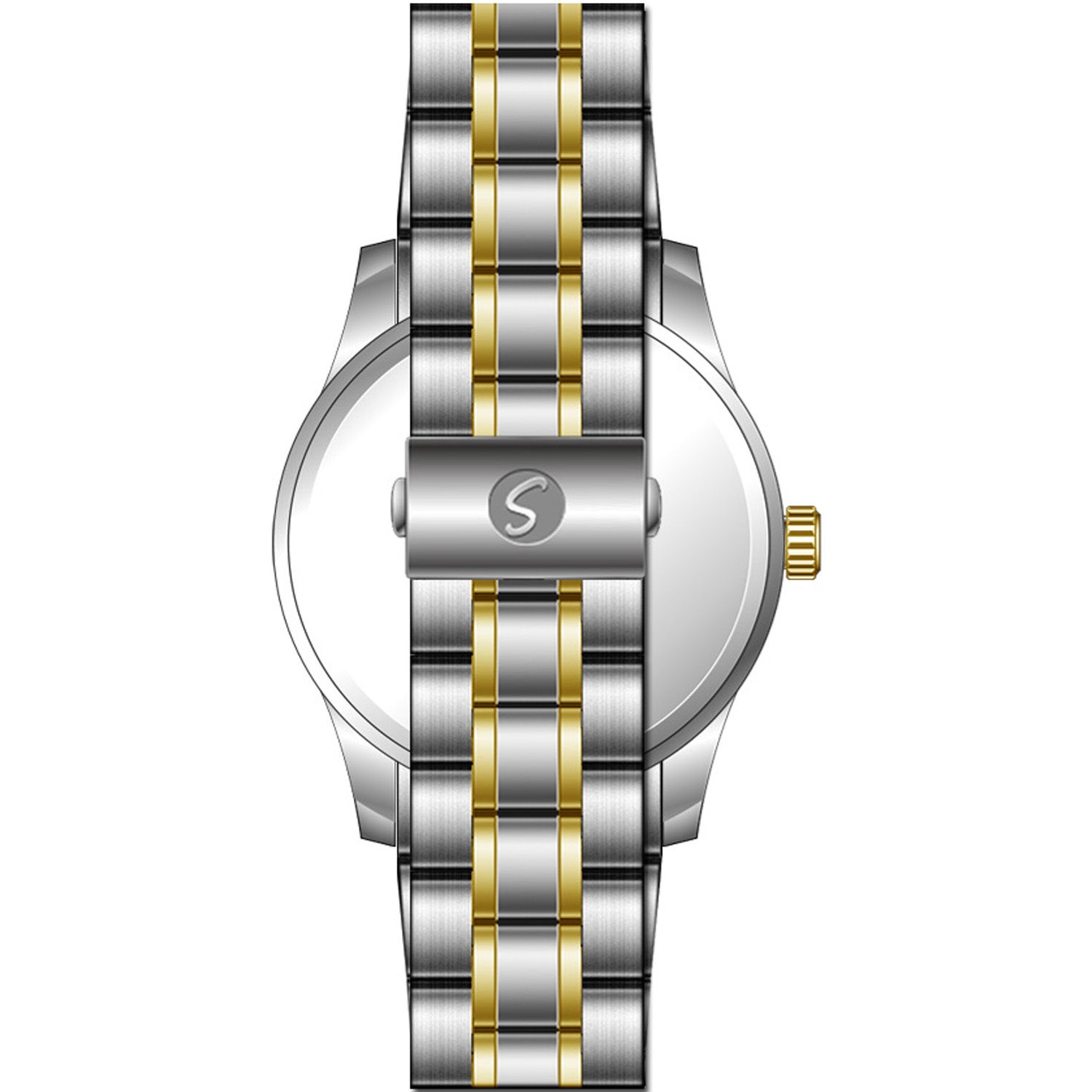 Metal watch - Gold-coloured - Ladies