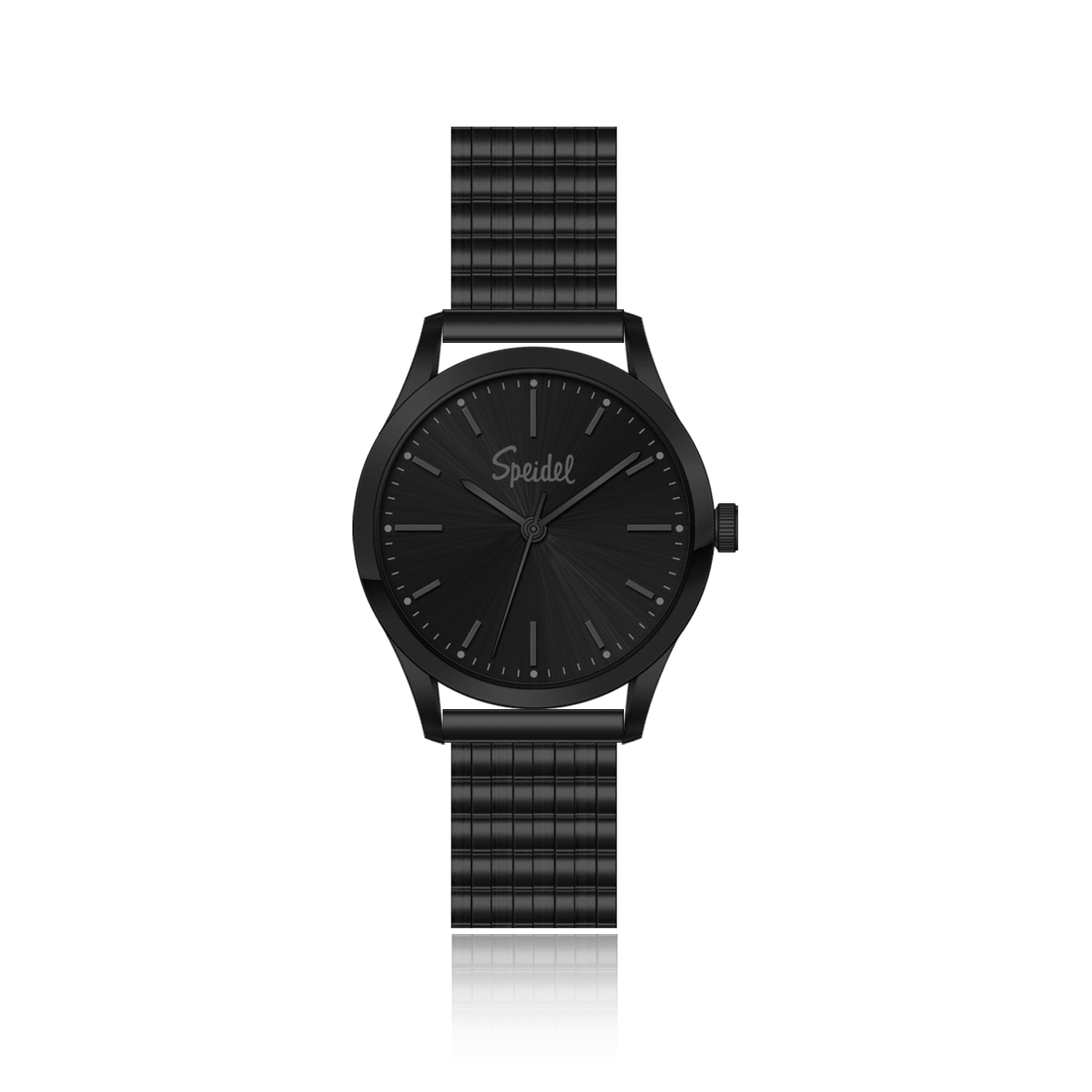Men's Leather Watch | Easy to Read Collection | Speidel Black Leather