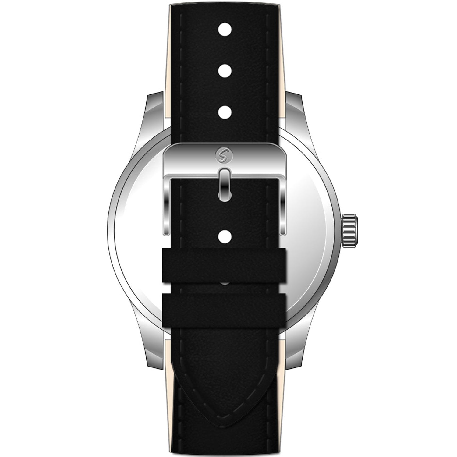 Mens Essential Easy to Read Watch | Speidel Dual Tone Black