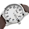 Men's Essential Watch with Leather Band