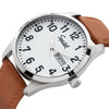 Men's Essential Watch with Leather Band