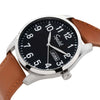 Men's Essential Watch with Leather Band