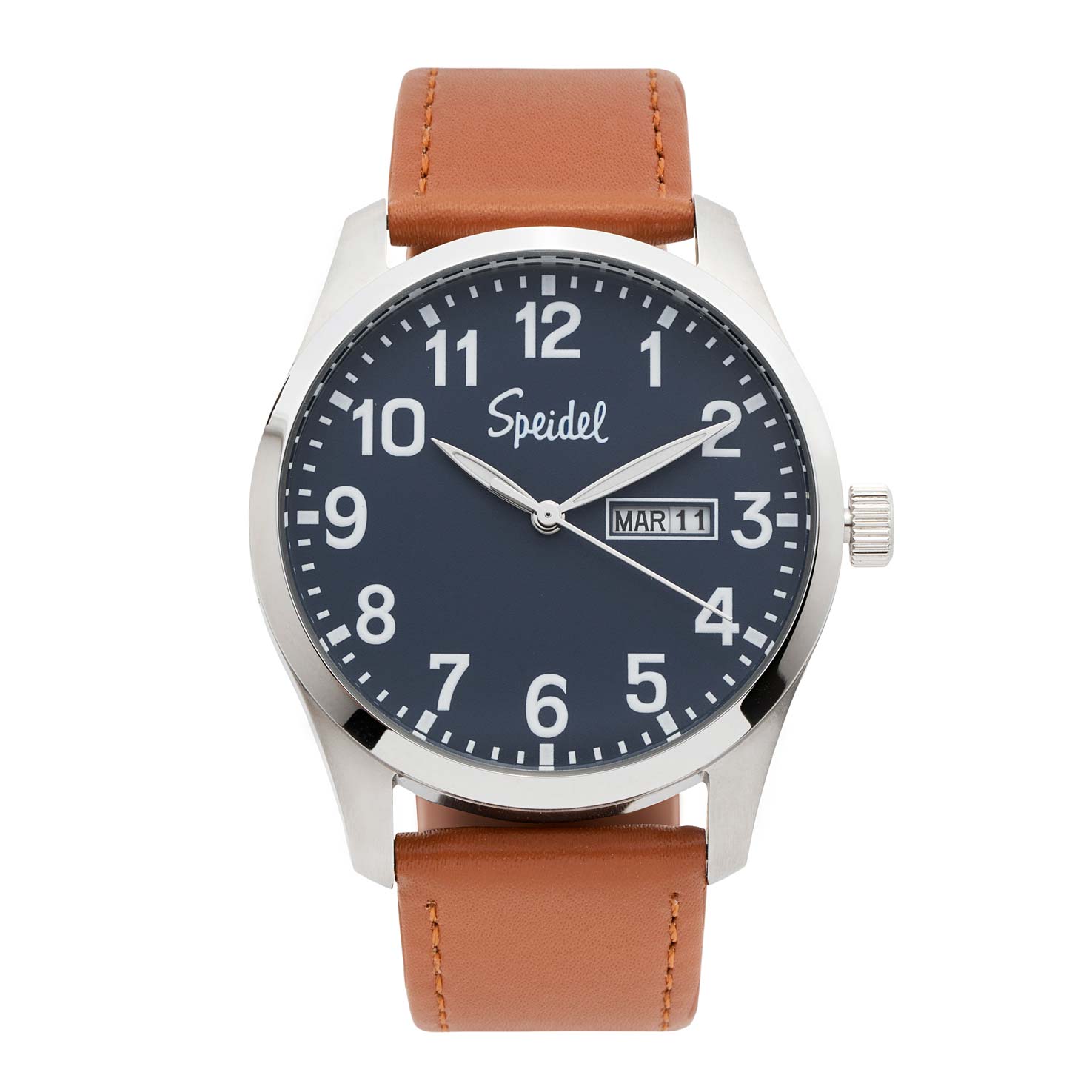 Men's Leather Watch | Easy To Read Collection | Speidel