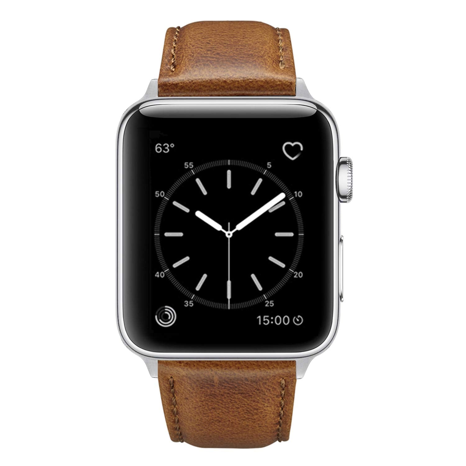 Genuine Luxury Leather Band Compatible For Use With The Apple Watch® Series 1-10
