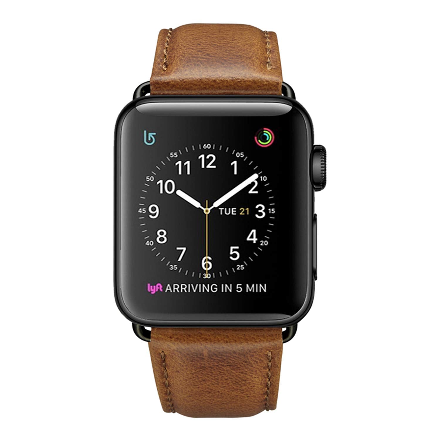 Genuine Luxury Leather Band Compatible For Use With The Apple Watch® Series 1-10