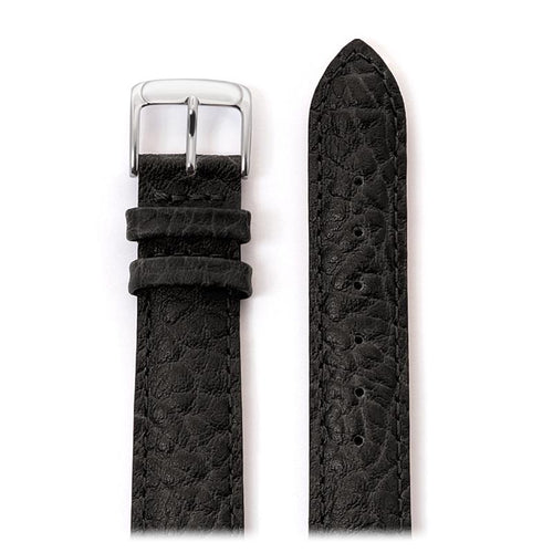 Leather Watch Band for Men, Comfortable Cowhide Stitched Strap