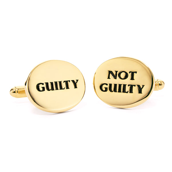Guilty & Not Guilty Cuff Links