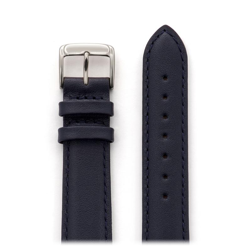 Ladies Leather Watch Band, Stitched Calfskin Watch Strap