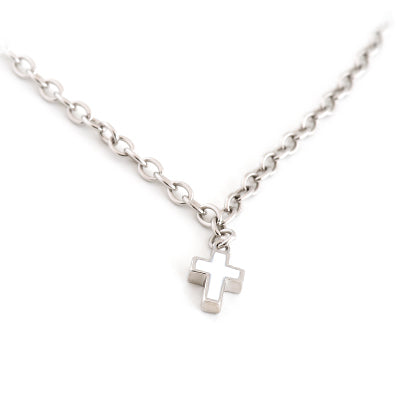 Sterling silver Necklace with Cross Charm